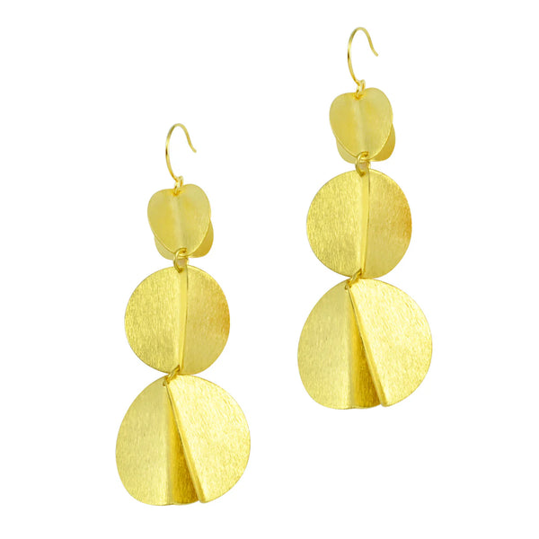 Betty Carre Angelina Three Tier Drop Earrings