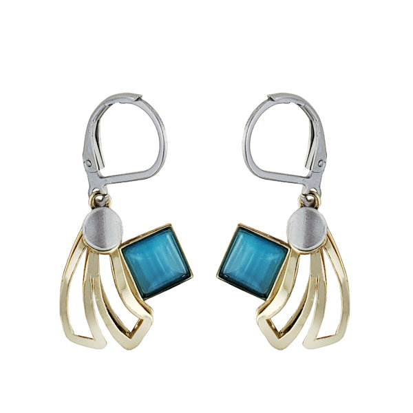 Christophe Poly Walking Square Earrings