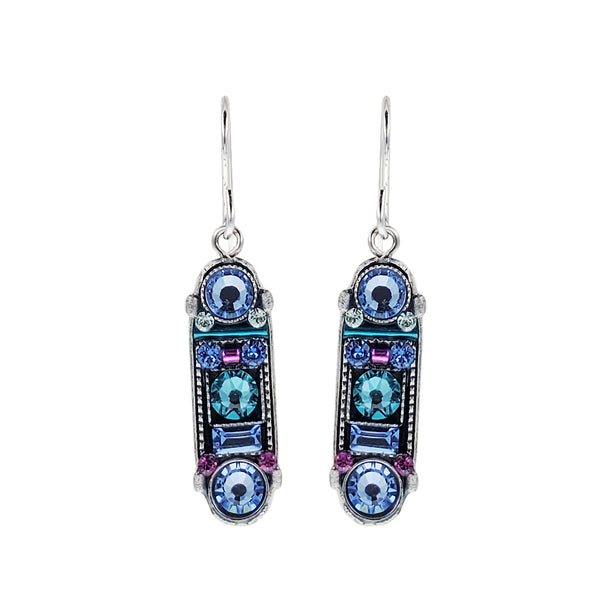 Firefly Designs Oval Hope Lavender Crystal Earrings