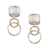 Marjorie Baer Linked Hoops Clip Earrings