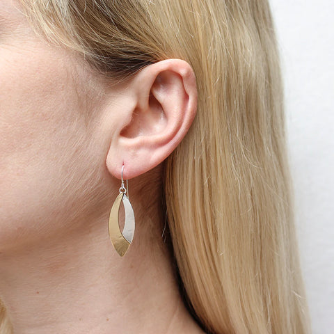 Marjorie Baer Overlap Swoops Earrings On