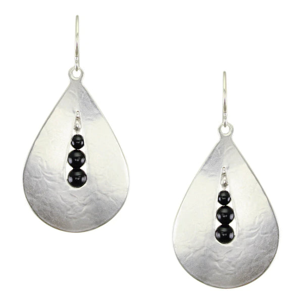 Marjorie Baer Teardrop Contrast Earrings