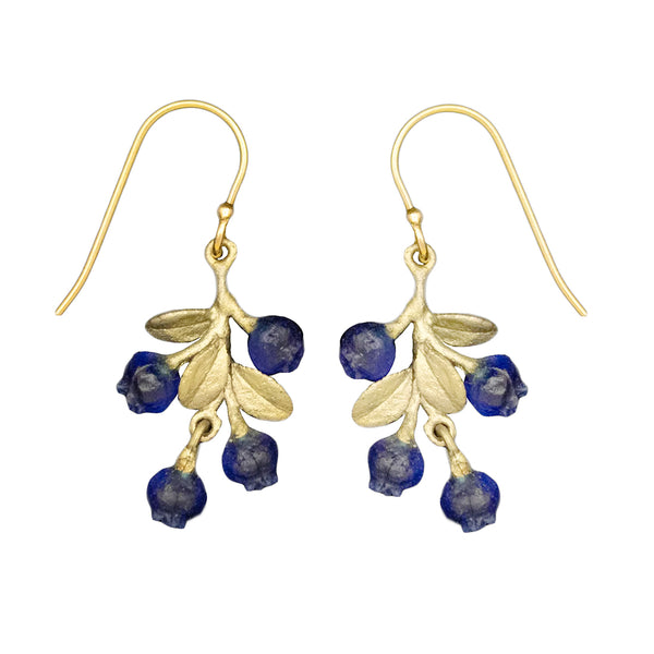 Michael Michaud Fresh Petite Blueberry Dangle Earrings