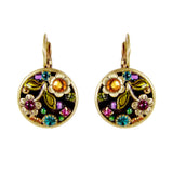 Michal Golan Midnight Garden Colorful Flower Earrings