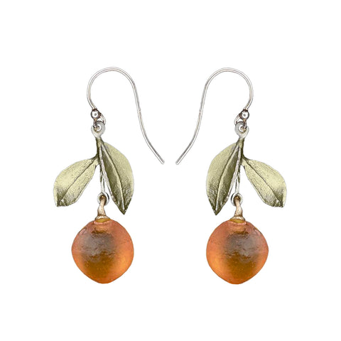 Michael Michaud Orange Blossom Fruit Earrings