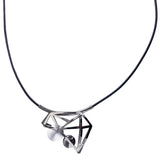 Christophe Poly Geometric Triangles Circles Necklace