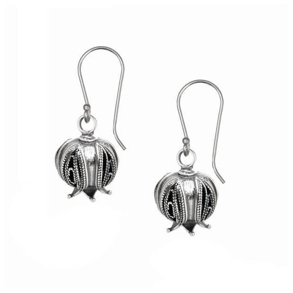  Israeli Yemenite Pomegranate Drop Earrings