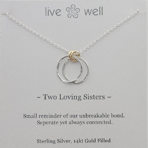 3 Sisters Necklace - Petite Diamond Infinity Necklace - Silver – Honey  Willow - handmade jewellery