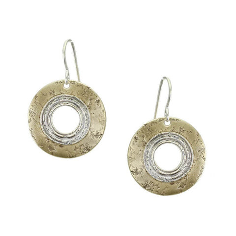 Marjorie Baer Brushed Textured Mixed Metal Jewelry – Sheva