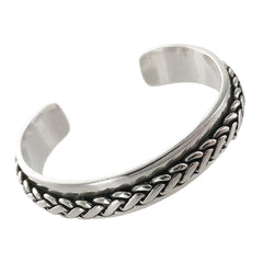 Philippe Audibert Braided Classic Silver Cuff – Sheva